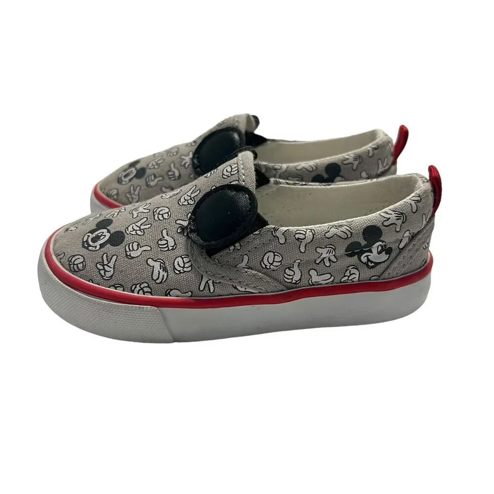 Baby Gap + Disney Sz 6 Mickey Mouse Slip-On Sneakers